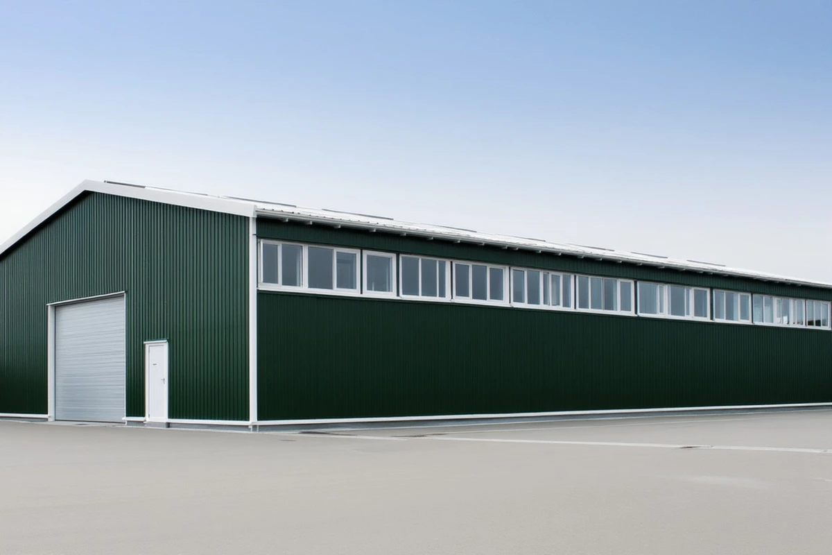 Ангар из металлоконструкций - проект 2